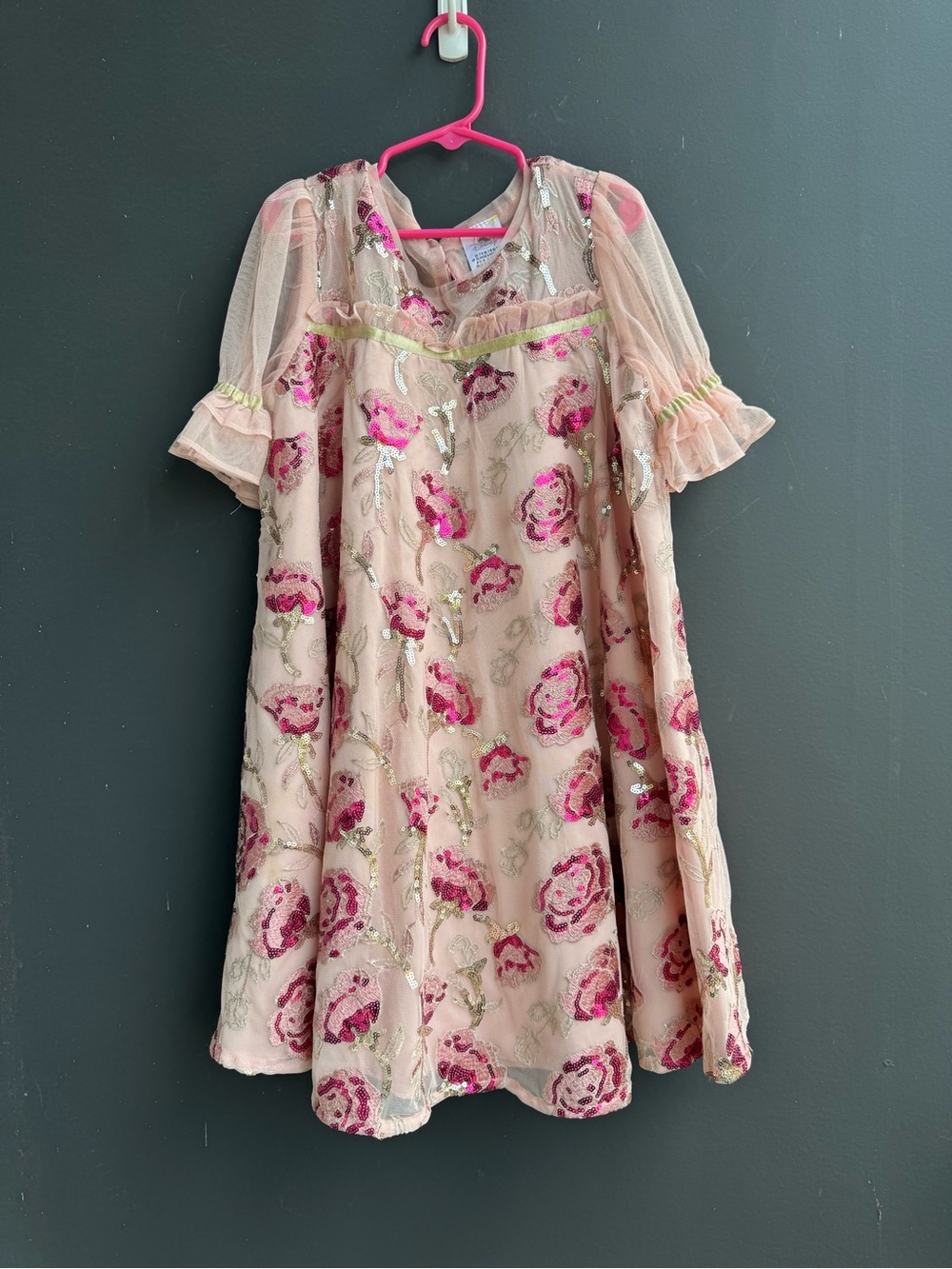 Disney Store Belle "Sequin Roses" dress from Beauty and the Beast